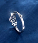 925 Sterling Silver Ring with Trendy Celtic Knot Design
