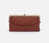 Lauren Clutch Wallet in Pebbled Leather