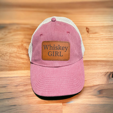 Whiskey Girl Mesh Back Trucker Hat