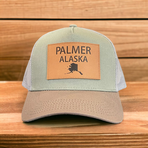 Sage Brown Palmer Alaska Trucker Hat