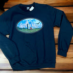 Black Palmer Alaska Barn Crewneck