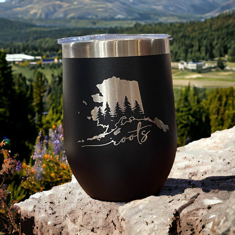 Alaska Roots 16oz Stainless Steel Wine Tumbler