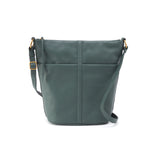 Fern Bucket Crossbody in Pebbled Leather