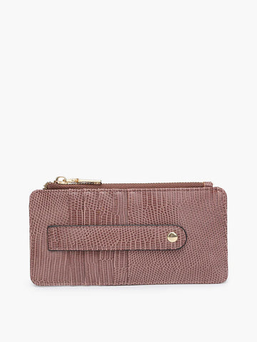 Saige Lizard Slim Credit Card Wallet