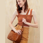 Sheila Crossbody in Polished Leather