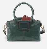 Sheila Top Zip Crossbody in Polished Leather