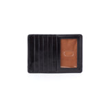 Euro Slide Card Case in Polished Leather