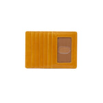 Euro Slide Card Case in Polished Leather