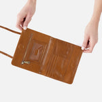 Jill Wallet Crossbody in Polished Leather