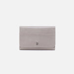 Jill Trifold Wallet in Polished Leather