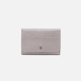 Jill Trifold Wallet in Polished Leather