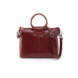 Sheila Medium Satchel in Polished Leather