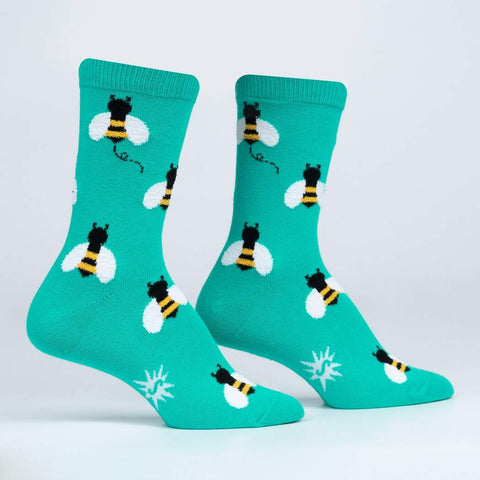 Bee Happy Crew Socks