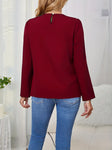 Ruched Long Sleeve Blouse