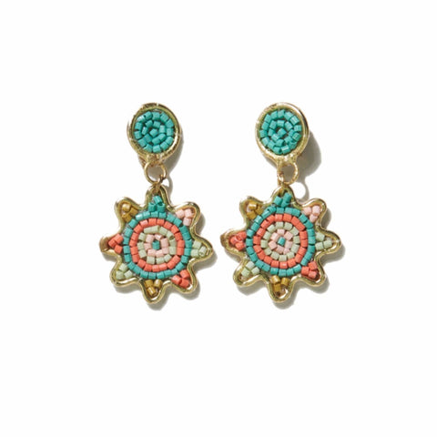 Addison Ring Earrings Rainbow