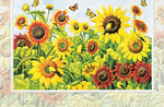 Sunflowers & Goldfinches Card