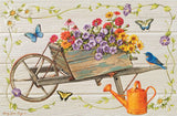 Rustic Wheelbarrow Card