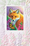Fox In Foxglove Card