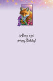 Fox In Foxglove Card