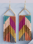 Mondrian Fringe Earrings