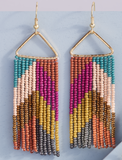 Mondrian Fringe Earrings