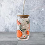 Oranges Beer Can Glass