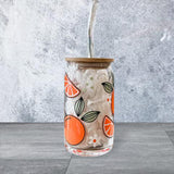 Oranges Beer Can Glass