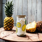 Pineapple Beer Can Glass