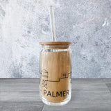 Palmer Beer Can Glass