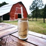 Palmer Beer Can Glass