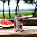 Watermelon Beer Can Glass