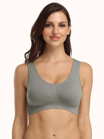 Medium Gray Coobie Comfor Bra - Northern Lilly