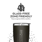 BRÜMATE ROCKS TUMBLER 12OZ | GLITTER WHITE - Northern Lilly