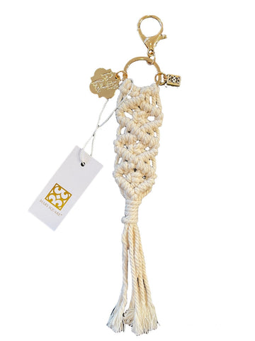 Be Still and Know Macrame Keychain - Northern Lilly