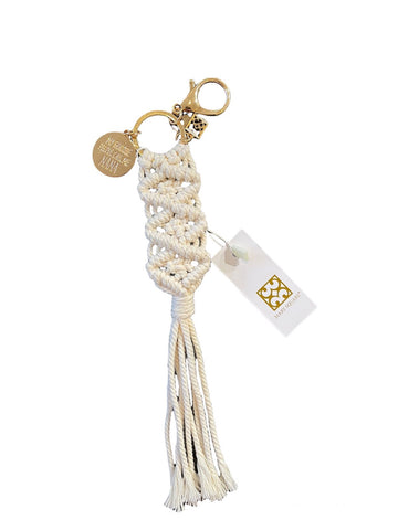 My Favorite People Call Me Nana Macrame Keychain - Northern Lilly