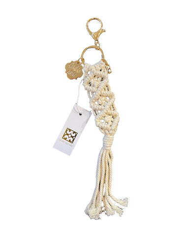 God Is Able Macrame Keychain - Northern Lilly