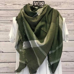 Plaid Blanket Scarf - Northern Lilly