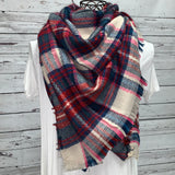 Plaid Blanket Scarf - Northern Lilly