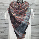 Plaid Blanket Scarf - Northern Lilly