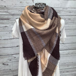 Plaid Blanket Scarf - Northern Lilly