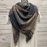 Plaid Blanket Scarf - Northern Lilly