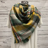 Plaid Blanket Scarf - Northern Lilly